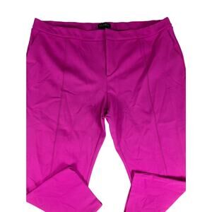 Eloquii Women's Ultimate Wide Leg Pants Pink Stretch Work Event Comfort Size 28R